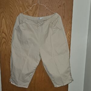 Croft & Barrow Light Khaki Women's Plus Pants